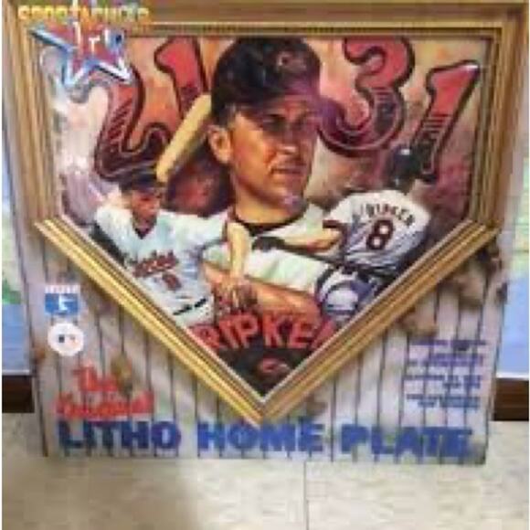 Cal Ripken Jr. Autographed 2131 Home Plate with Certificate of Authenticity. - Picture 2 of 9